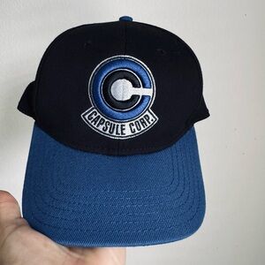 Capsule Corp Black and Blue Baseball Cap